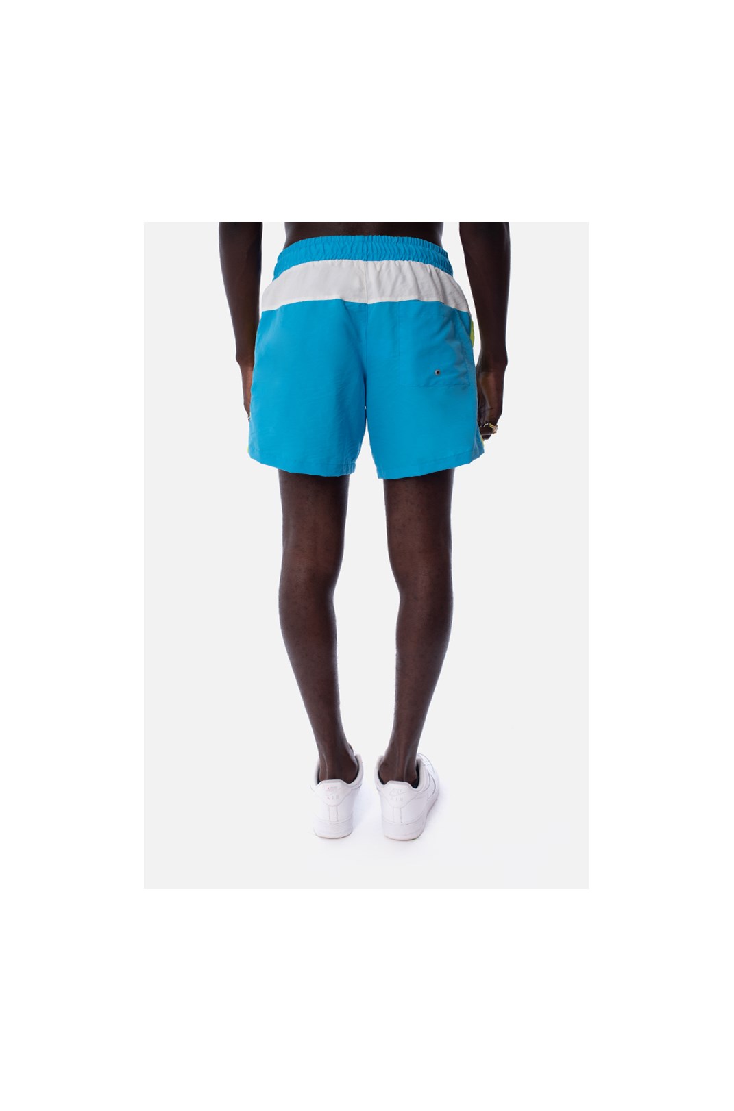 Shorts Approve Retropia Azul e Off White