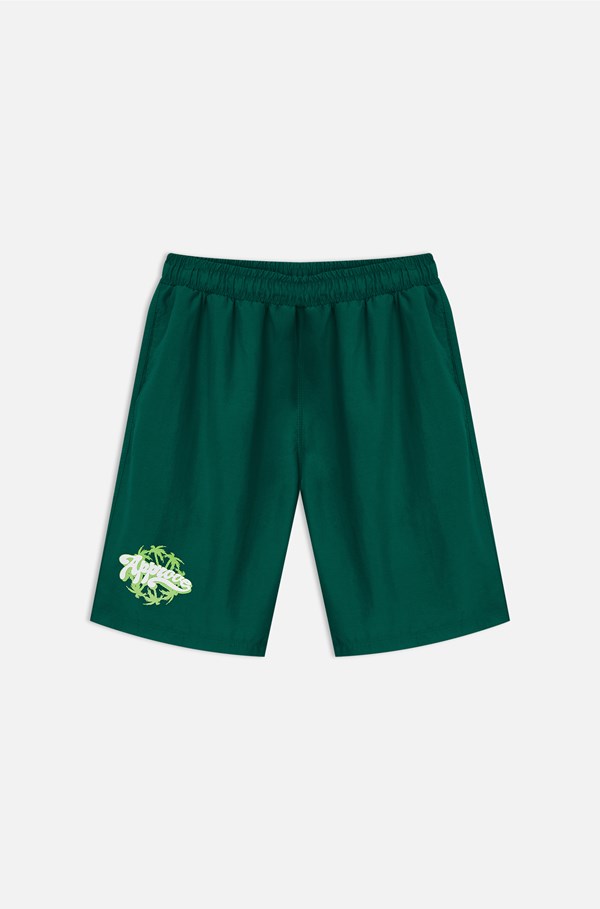 Shorts Approve Tropical Feelings Verde Bandeira