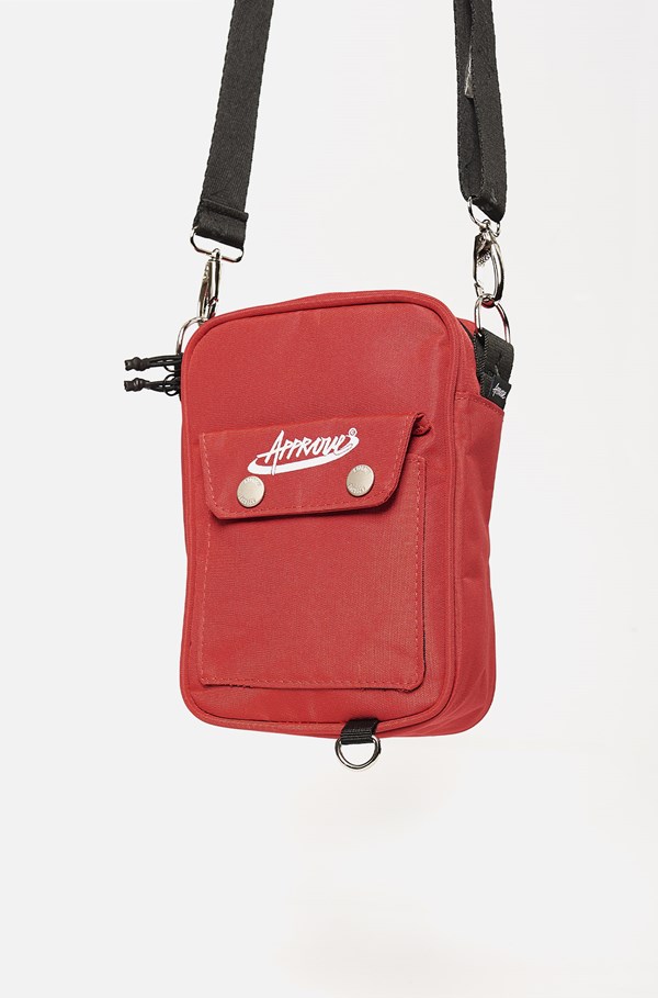 Shoulder Bag Buttons Approve Spare Vermelho