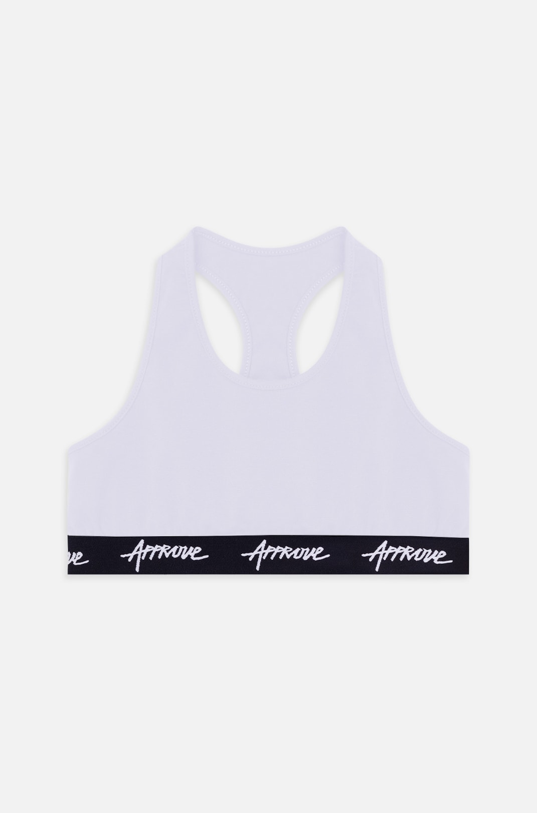 Top Approve Branco Com Preto